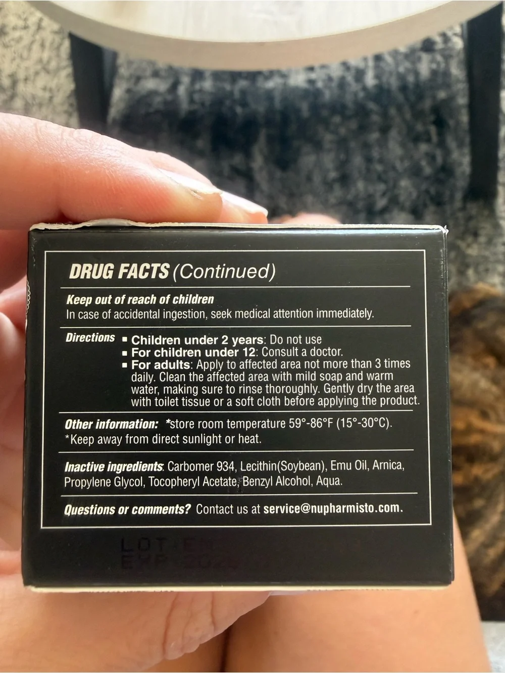 Tattoo Numbing Cream - Black